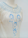 1930s Smock folk blouse - Small