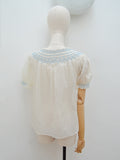 1930s Smock folk blouse - Small