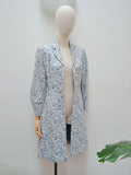 1950s Floral princess coat - Extra Small