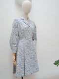 1950s Floral princess coat - Extra Small