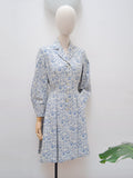 1950s Floral princess coat - Extra Small