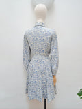 1950s Floral princess coat - Extra Small