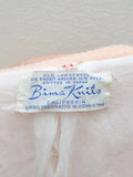 1950s Beaded floral & ribbon motif lambswool cardigan - Large