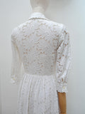 1950s Lace shirtwaister dress - Extra Small