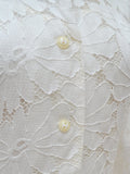 1950s Lace shirtwaister dress - Extra Small