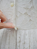 1950s Lace shirtwaister dress - Extra Small