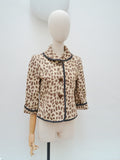 1960s Leopard print jacket - Small