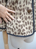 1960s Leopard print jacket - Small