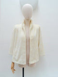 1940s Faux fur Nortopile jacket - Small Medium