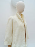 1940s Faux fur Nortopile jacket - Small Medium