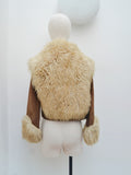 1970s Sheepskin suede jacket - Extra small
