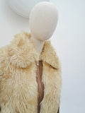 1970s Sheepskin suede jacket - Extra small