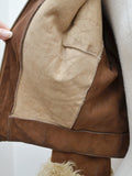 1970s Sheepskin suede jacket - Extra small