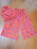 1960s Psychedelic wide leg two piece - Extra x small