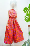 1960s Psychedelic wide leg two piece - Extra x small