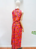 1960s Psychedelic wide leg two piece - Extra x small