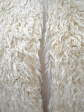 1970s Faux shaggy sheepskin jacket - Small