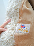 1970s Faux shaggy sheepskin jacket - Small