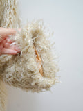 1970s Faux shaggy sheepskin jacket - Small