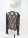 1930s Lace ruffle jacket - Small
