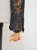 1930s Lace ruffle jacket - Small
