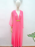 1960s 70s Two piece negligee - Small