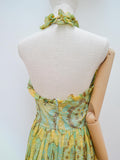 1970s Lucie Linden maxi dress - Small