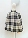 1960s Reversible wool Wetherall cape - Extra small Small