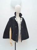 1960s Reversible wool Wetherall cape - Extra small Small