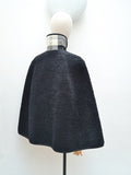 1960s Reversible wool Wetherall cape - Extra small Small