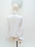 1970s Quad cotton blouse - Medium
