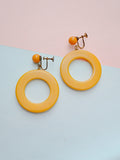 1940s Mango Bakelite hoops