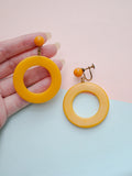 1940s Mango Bakelite hoops