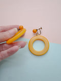 1940s Mango Bakelite hoops