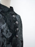 1960s Asymmetric velvet cape - Small