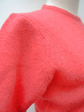 1960s Pink Pringle sweater top - Small Medium