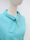 1960s Lambswool sweater top - Medium Large