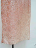 1960s Peach lurex Alice Edwards party dress - Small