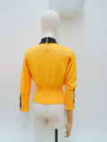1970s Bright rollneck sweater top - Extra small