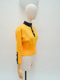 1970s Bright rollneck sweater top - Extra small