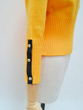 1970s Bright rollneck sweater top - Extra small
