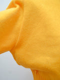 1970s Bright rollneck sweater top - Extra small