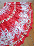 1950s Printed patio skirt - Medium Large