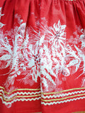 1950s Printed patio skirt - Medium Large