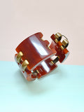 1930s Bakelite link bracelet