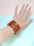 1930s Bakelite link bracelet