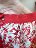 1950s Printed patio skirt - Medium Large
