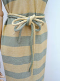 1960s Striped lurex Blanes dress - Large