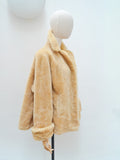 1950s Faux fur Astraka fingertip jacket