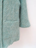 1970s Andrew Stewart mohair cardigan coat - Small Medium Large